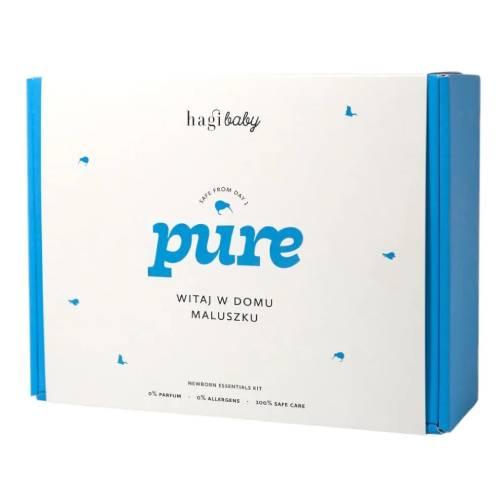 Miniaturka artykułu - Hagi Baby Pure Witaj w domu maluszku Hipoalergiczny zestaw kosmetyk&oacute;w do pielęgnacji 