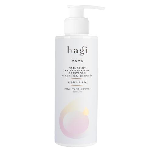 Miniaturka artykułu - HAGI Naturalny balsam przeciw rozstępom dla kobiet od 1. dnia ciąży, 200ml