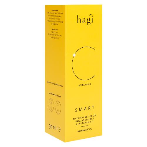 Miniaturka artykułu - HAGI Smart C Naturalne serum rozjaśniające z witaminą C, 30ml