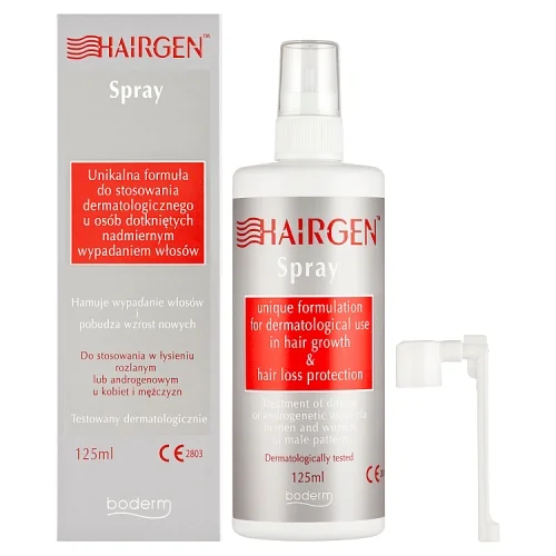 Miniaturka artykułu - HAIRGEN Spray przeciw wypadaniu włos&oacute;w i łysieniu androgenowemu, 125 ml