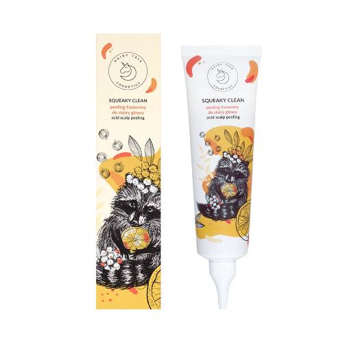 Miniaturka artykułu - Hairy Tale Cosmetics Squeaky Clean Peeling kwasowy do sk&oacute;ry głowy, 150 ml