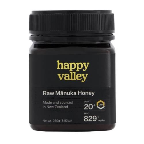 Miniaturka artykułu - HAPPY VALLEY Mi&oacute;d Manuka UMF 20+ (MG 829+), 250 g