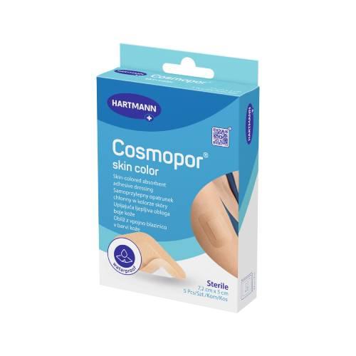 Miniaturka artykułu - Hartmann Cosmopor skin color 7,2cm x 5cm Opatrunek jałowy na ranę, 5 szt.