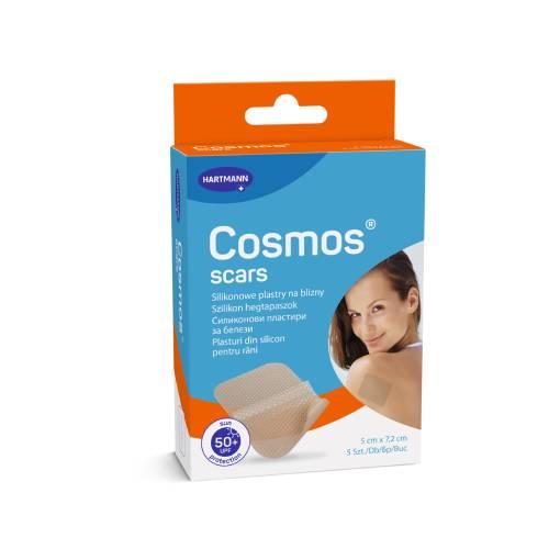 Miniaturka artykułu - Hartmann Cosmos Scar Silikonowe plastry na blizny 5 cm x 7,2 cm, 5 szt.