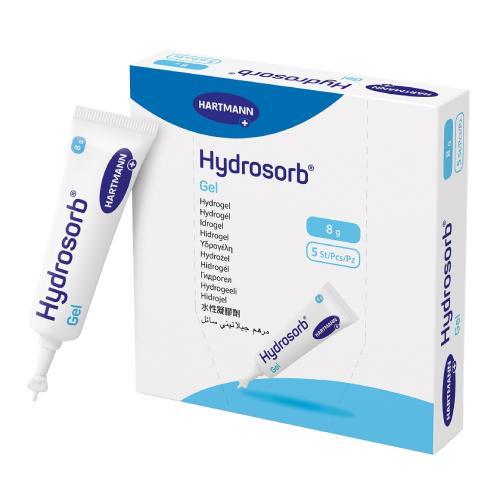 Miniaturka artykułu - HARTMANN Hydrosorb Gel Hydrożel, 5szt.x8g KR&Oacute;TKA DATA 01.06.2026