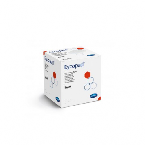 Miniaturka artykułu - Hartmann EYCOPAD Kompresy oczne niejałowe 56x70mm, 5szt.