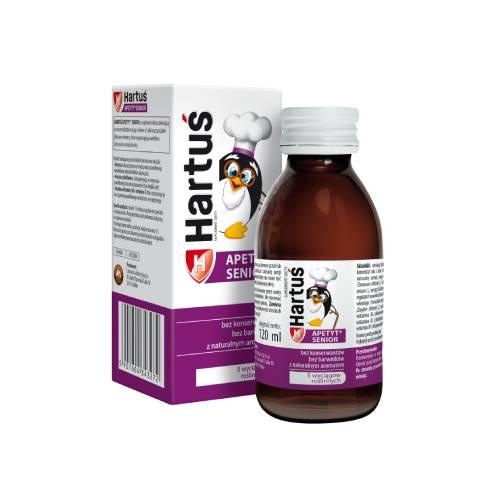 Miniaturka artykułu - Hartuś Apetyt Senior syrop, 120 ml