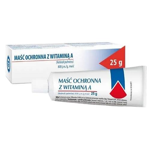 Miniaturka artykułu - Hasco Maść ochronna z witaminą A, 25 g