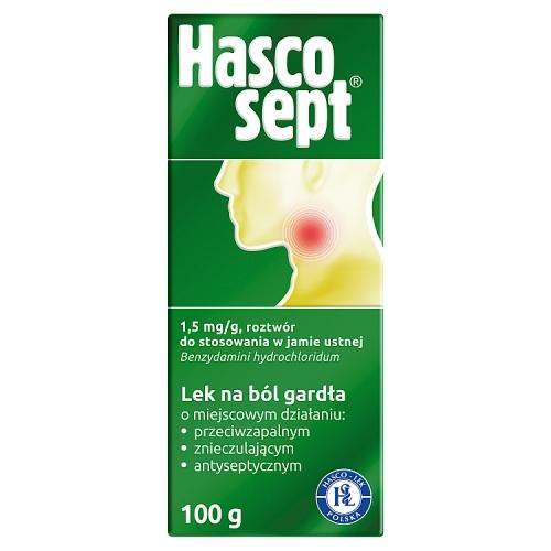 Miniaturka artykułu - HASCOSEPT Roztw&oacute;r 1,5 mg/g, 100g