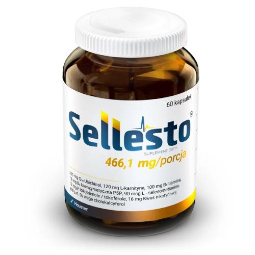 Miniaturka artykułu - HAUSTER Sellesto 466,1mg, 60 kaps. - Wspomaganie pracy serca