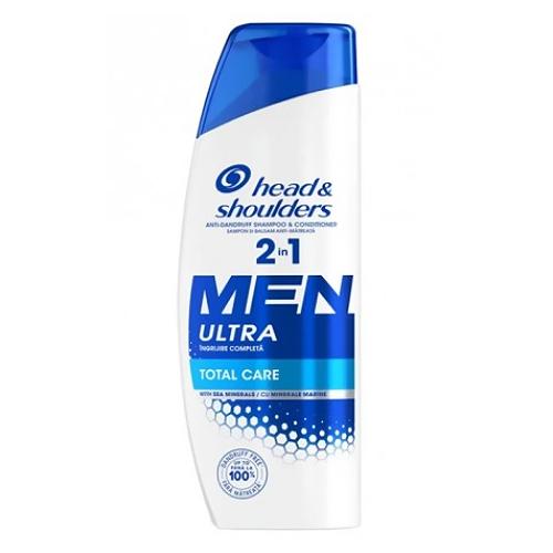 Miniaturka artykułu - Head&Shoulders 2w1 Men Total Care Szampon do włos&oacute;w dla mężczyzn, 330 ml
