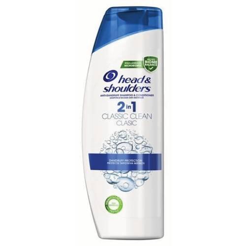Miniaturka artykułu - Head&Shoulders Classic Clean 2in1 Szampon przeciwłupieżowy z odżywką, 400ml