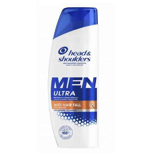 Miniaturka artykułu - Head&Shoulders Men Ultra Anti-Hair Fall Szampon do włos&oacute;w dla mężczyzn, 330 ml