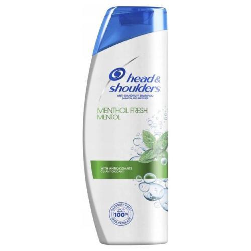 Miniaturka artykułu - Head&Shoulders Menthol Fresh Szampon do włos&oacute;w przeciwłupieżowy, 400ml