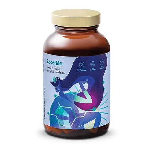 Miniaturka artykułu - Health Labs Care  BoostMe, 120 kapsułek KR&Oacute;TKA DATA 31.12.2026