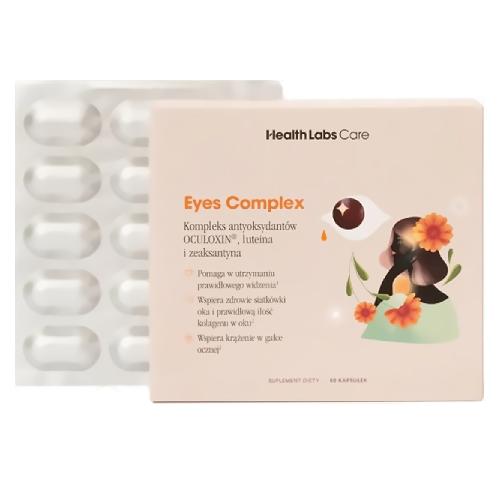 Miniaturka artykułu - Health Labs Care Eyes Complex Luteina, 60 kaps.
