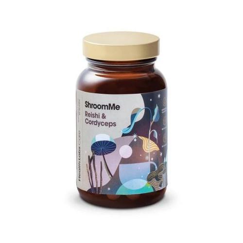 Miniaturka artykułu - Health Labs Care ShroomMe Reishi & Cordyceps, 90 miarek  KR&Oacute;TKA DATA 30.06.2026