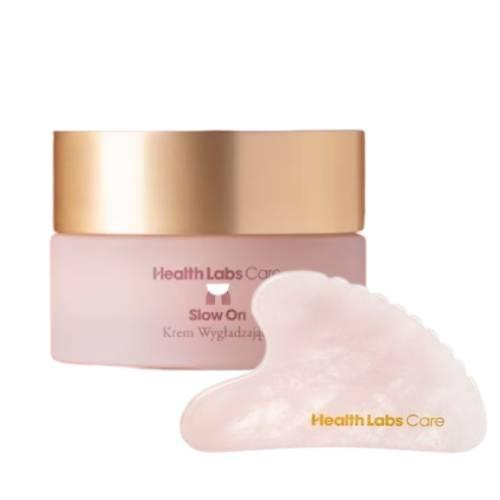 Miniaturka artykułu - Health Labs My Gua Sha Ritual Krem odbudowujący bariere lipidową Slow On, 50ml + Kamień do masażu