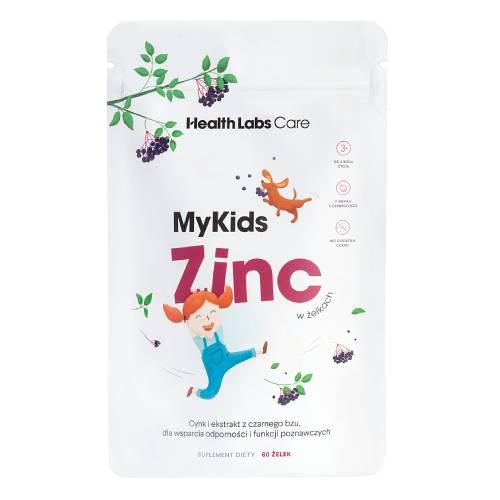 Miniaturka artykułu - Health Labs Mykids Zinc, 60 żelek