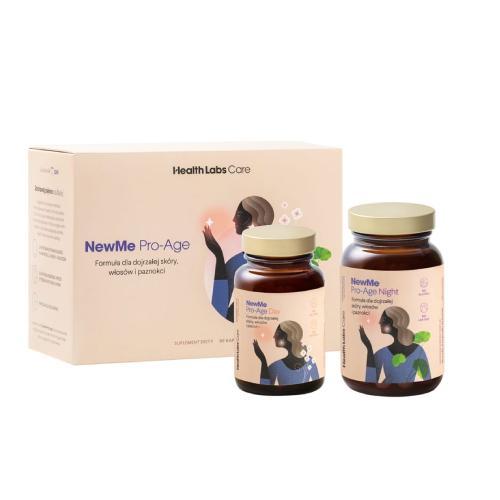Miniaturka artykułu - Health Labs NewMe Pro-Age, 90kaps. KR&Oacute;TKA DATA 31.07.2026