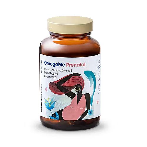 Miniaturka artykułu - HEALTH LABS OmegaMe Prenatal, 60 kapsułek