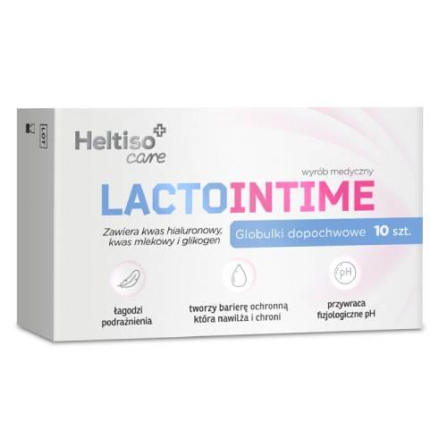 Miniaturka artykułu - Heltiso Care Lactointime, 10 glob. dopochwowych