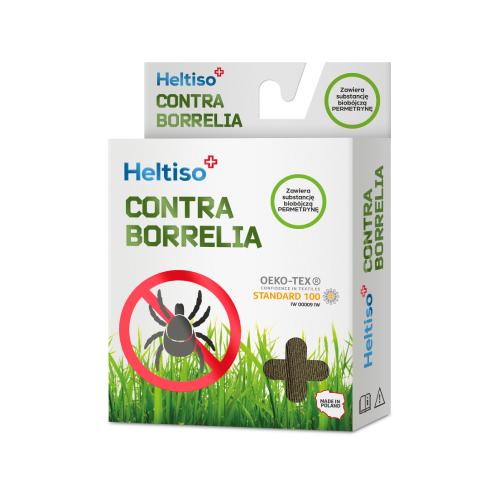 Miniaturka artykułu - Heltiso Contra Borrelia Skarpety damskie 39/41, 1 para