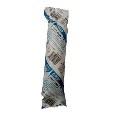 Miniaturka artykułu - Heltiso Crep Opaska elastyczna podtrzymująca 4m x 12cm, 1 sztuka