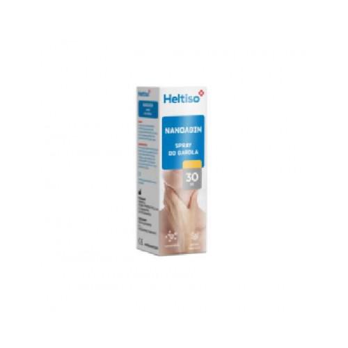 Miniaturka artykułu - Heltiso Nanoagin Spray do gardła, 30ml