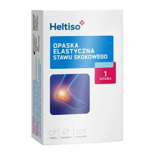 Miniaturka artykułu - Heltiso Opaska elastyczna stawu skokowego - rozmiar L, 1 sztuka
