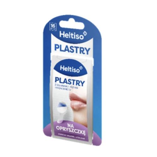Miniaturka artykułu - Heltiso Plastry na opryszczkę z olejkiem z drzewa herbacianego, 16 szt.