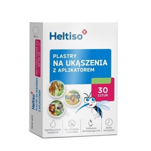 Miniaturka artykułu - Heltiso plastry na ukąszenia z aplikatorem, 30szt.