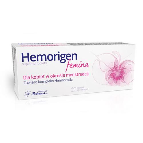 Hemorigen femina - 20 tabletek