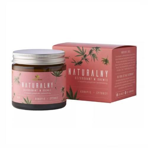 Miniaturka artykułu - HEMPKING Dezodorant w kremie Pomarańcza & Grejpfrut, 65g USZKODZONE OPAKOWANIE