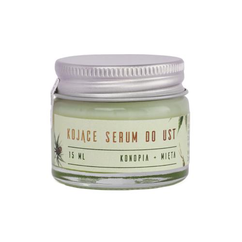 Miniaturka artykułu - HEMPKING Kojące Serum Konopne do ust, 15ml