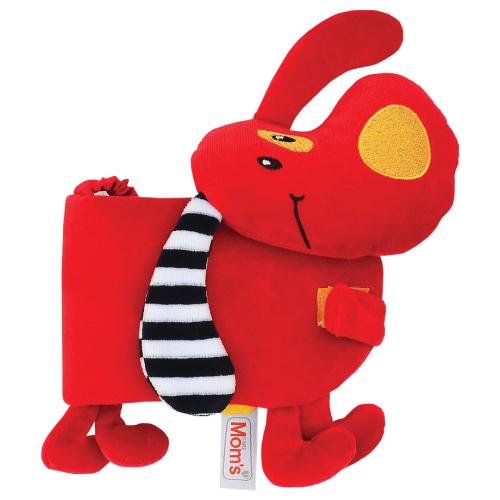 HENCZ TOYS Książeczka sensoryczna, kontrastowa, zawieszka Pies (926)