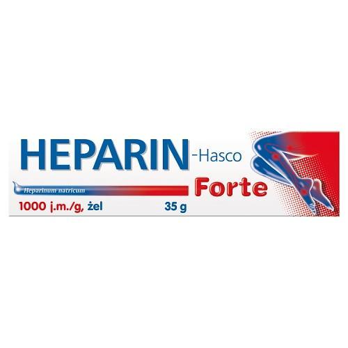 Miniaturka artykułu - Heparin-Hasco 1000 j.m./g żel, 35 g USZKODZONE TEKTUROWE OPAKOWANIE