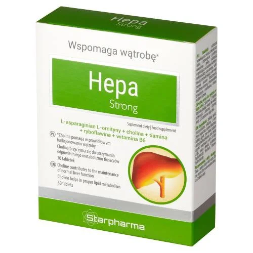 Miniaturka artykułu - HepaStrong, 30 tabletek