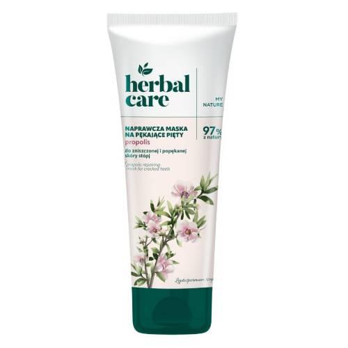 Miniaturka artykułu - Herbal Care Propolis Naprawcza maska na pękające pięty, 100 ml