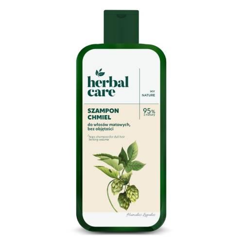 Miniaturka artykułu - Herbal Care Chmiel Szampon do włos&oacute;w matowych i pozbawionych objętości z chmielem, 330 ml