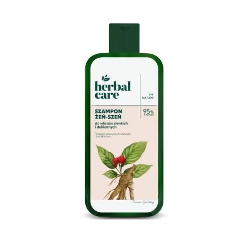 Miniaturka artykułu - Farmona Herbal Care Żeń-Szeń Szampon do włos&oacute;w cienkich i delikatnych, 330 ml