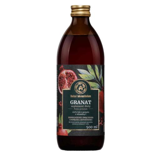 Miniaturka artykułu - Herbal Monasterium Sok z Granatu - 500ml