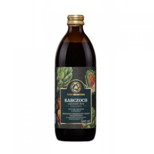 Miniaturka artykułu - HERBAL MONASTERIUM Sok z Karczocha - 500ml USZKODZONE / USZKODZONA ETYKIETA