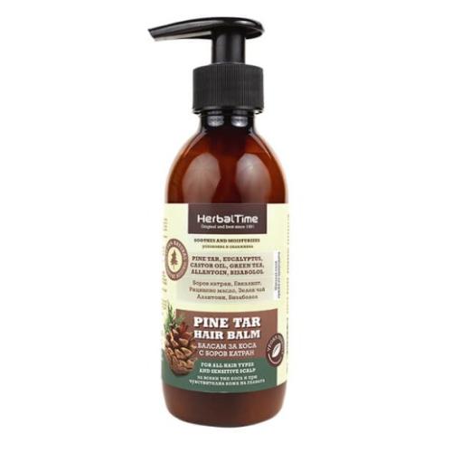 Miniaturka artykułu - Herbal Time Pine Tar Balsam do włosów z dziegciem sosnowym, 240 ml