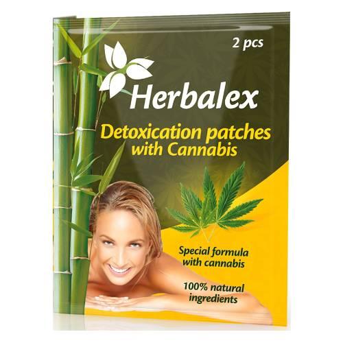 Miniaturka artykułu - Herbalex Plastry oczyszczające z konopiami - 2 sztuki