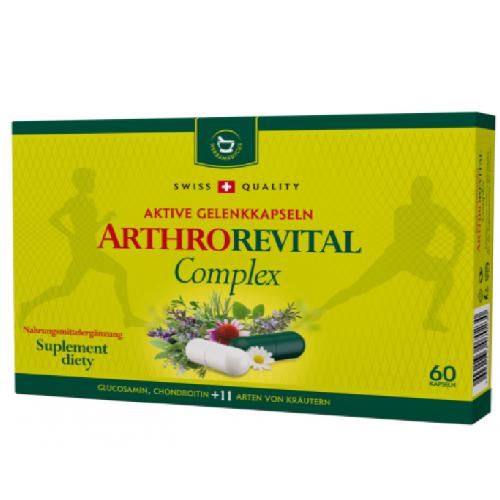 Miniaturka artykułu - ARTHROREVITAL COMPLEX, 60 kapsułek HERBAMEDICUS - Wspomaga stawy
