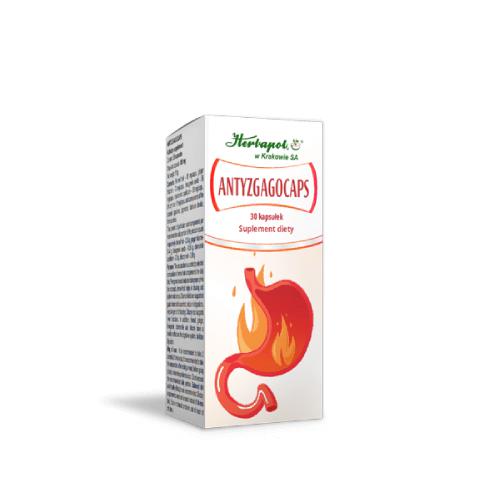 Miniaturka artykułu - HERBAPOL Antyzgagocaps, 30kaps.