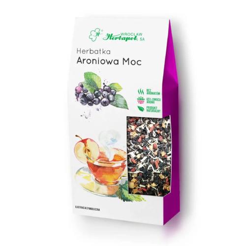 Miniaturka artykułu - HERBAPOL Herbatka owocowo-ziołowa Aroniowa Moc, 100g