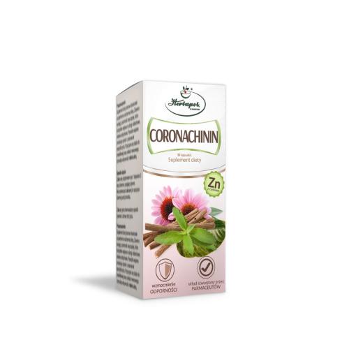 Miniaturka artykułu - HERBAPOL Coronachinin, 30kaps.