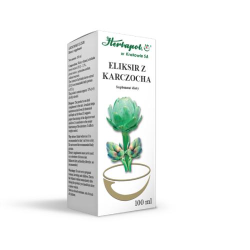 Miniaturka artykułu - HERBAPOL Eliksir z karczocha, 100ml